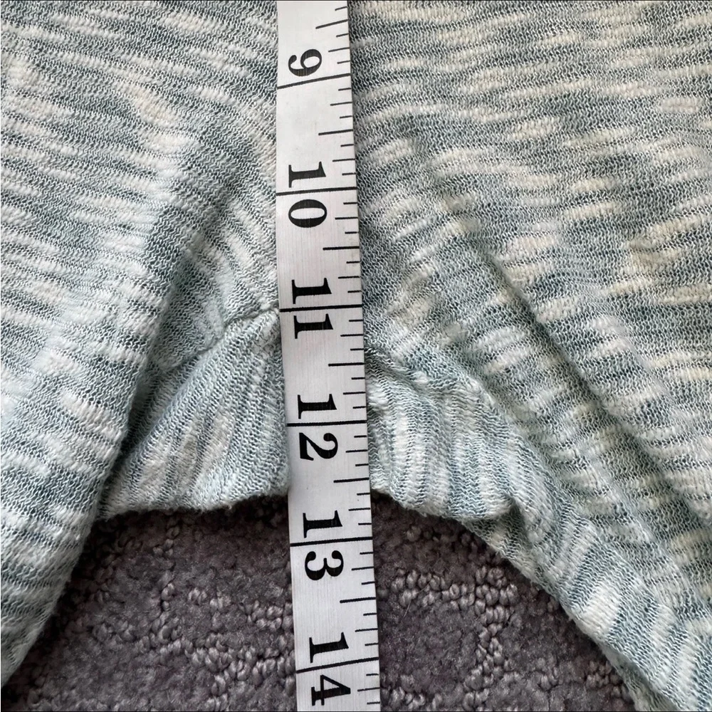 ANTHROPOLOGIE + SOL ANGELES Joggers Womens Medium Heathered Aqua Textured Pants